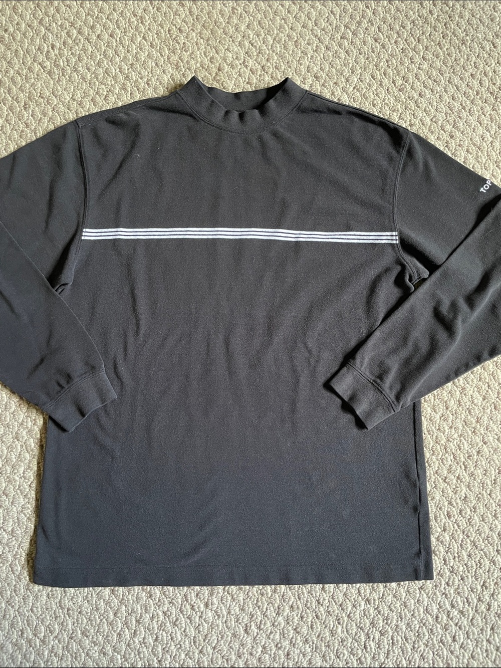 Vintage Top flite golf long sleeve mock neck shirt